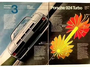 1980 Porsche 924 Turbo Print Ad - Picture 1 of 3
