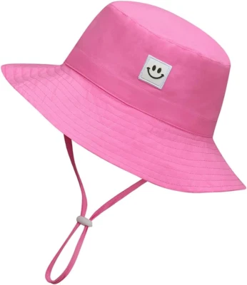 Sombrero para el sol para niños pequeños con cara de sonrisa UPF 50+ para niños y niñas 0-7 años Foto 1 de 4