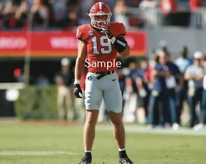 Brock Bowers Georgia Bulldogs Football 8x10 Photo Print Poster BB36 - Picture 1 of 1