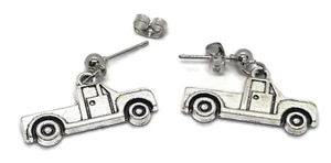 TRUCK Stud Post Earrings Jewelry Women Clothing Accessory - Handmade USA - Picture 1 of 3