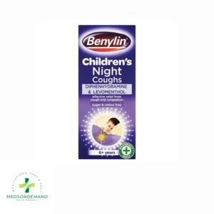 Benylin Children's Night Coughs 125ml - Diphenhydramine & Levomenthol - Picture 1 of 1