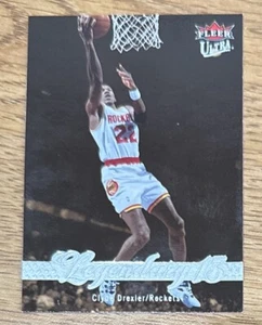 2007-08 Clyde Drexler Fleer Ultra Legendary 13 #249 - RARE BLANK BACK SSP - Read - Picture 1 of 2