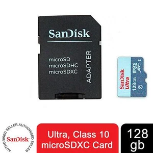 SANDISK Ultra Android microSDXC+SDAd 128GB C10 - Picture 1 of 7