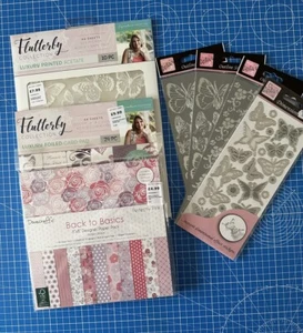 Crafters Companion etc. Foiled card stock, Acetate, Stickers. Pre owned - Picture 1 of 13