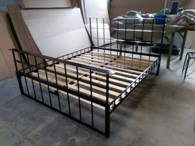 Doppel metall Gefängnis Bett 160x200 inkl. Lattenrost, modell Pirat, Loft! - Bild 1 von 3