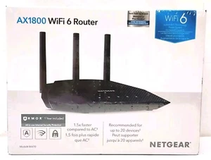NETGEAR Nighthawk RAX10 Dual-Band Wi-Fi 6 Router - Picture 1 of 13