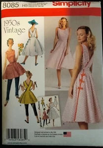 SIMPLICITY 8085- Misses Wrap Dress-Size 6-14 & JACKET FROM JEANS Pattern NEW - Picture 1 of 5