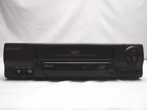 Grabadora de casete de video Sansui VCR4510E 4 cabezales reproductor VHS sin prueba remota - Imagen 1 de 9