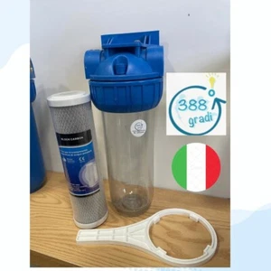 Filterhalter 1" Wasser Filterbehälter CARBON BLOCK 10" Zoll REINIGER - Bild 1 von 1