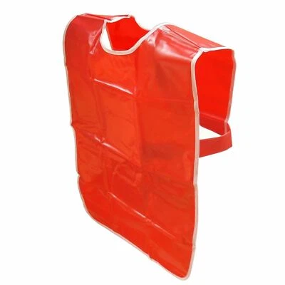 MAJOR BRUSH Pittura PVC rosso bambini Tabard grembiule impermeabile pulizia arte artigianato cucina