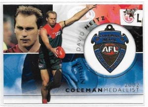 2003 Select XL (MC4) Coleman Medallist David NEITZ Melbourne  **** - Picture 1 of 1