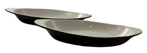 Chefsware 75 Au Gratin Dish USA Brown Baking Dish Restaurant Ware 2 Vintage - Picture 1 of 19
