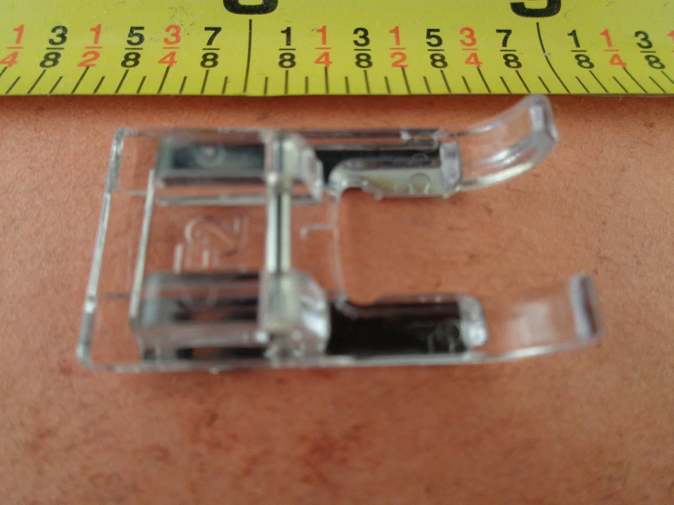 Genuine Janome Open Toe Clear Zigzag Foot 7mm Singer Babylock Brother Kenmore  - Image 1 of 3