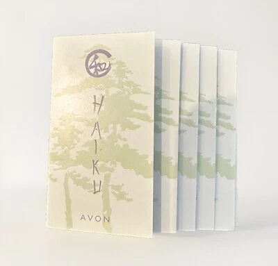 Avon Haiku Eau De Parfum 5 frascos de muestra sellados 0,02 oz cada uno Foto 1 de 3