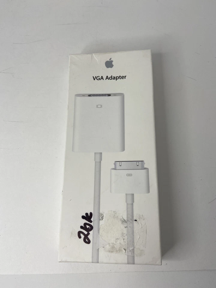 Apple A1368 30-Pin to VGA Adapter MC552ZM/B iPhone iPad iPod NEW IN BOX Genuine - Image 1 of 1