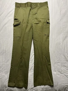 Boy Scouts Of America Pants Men’s Size 36x30 Cargo Official Uniform Twill BSA - Picture 1 of 11