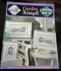 Garden Vistas "Great Big Graphs" Easy Reading Cross Stitch Patterns - Picture 1 of 1