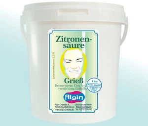 Zitronensäure 5-kg-Eimer beides für Lebensmittel koscher - Bild 1 von 6