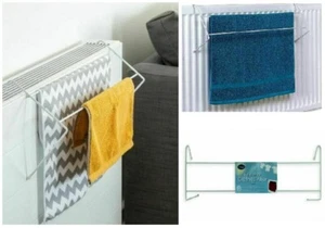 2 x 2Bar Heizkörper Wäscheständer Home Indoor Trockenständer Handtuchhalter Halter Trockner - Bild 1 von 5