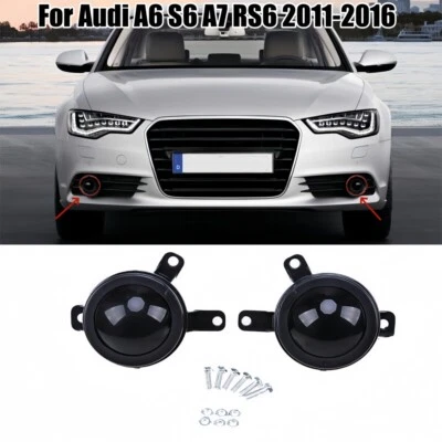 2 PIEZAS Parachoques Delantero Luces Antiniebla ACC Decoración Cubierta Para Audi A6 S6 A7 RS6 2011-2016 Foto 1 de 4