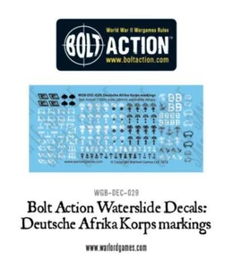 Deutsche Afrika Korps markings - Bolt Action Decals - Picture 1 of 1