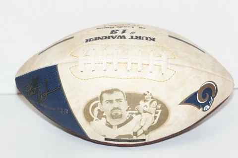 Kurt Warner St. Louis Rams Fotoball Photo NFLPA Football NFL Collectible 2000 Cover