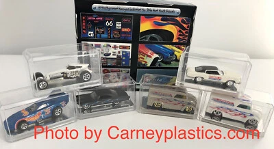 1/64 scale - 6 pc SINGLE car Display Cases -  fits most Hot Wheels, Matchbox - Image 1 of 4