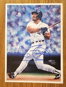 Cecil Fielder Detroit Tigers Cut Magazine photo 1992  painting By H. Brown  VG - Picture 1 of 2