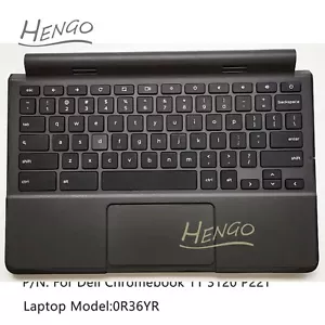 0R36YR New For Dell Chromebook 11 3120 P22T US Keyboard Upper Case Palmrest - Picture 1 of 5