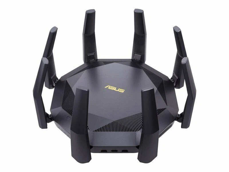 ASUS RT-AX89X 4804 Mbps 8 Port 1000 Mbps Wireless Router - Black (90IG04J1-BM3010)