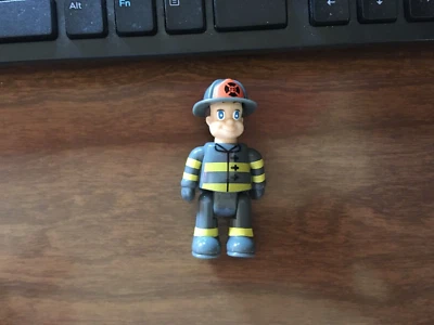 Figura de bombero juguete adorno de pastel bombero Sam figura de acción móvil Foto 1 de 3