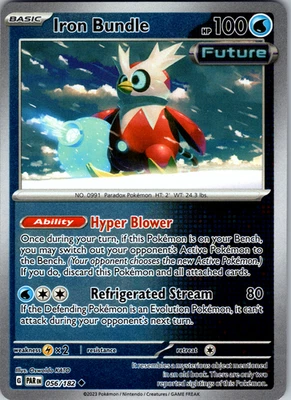 Iron Bundle Reverse Holo 056/182 SV04: Paradox Rift Uncommon - NM - Image 1 of 2