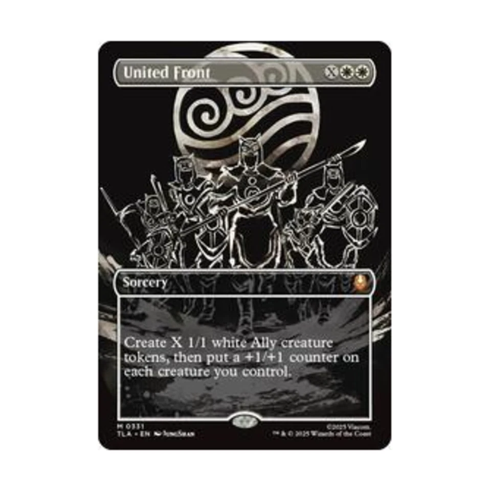 WOTC Avatar: The Last Airbender United Front (Borderless) (MR) (Foil) NM - Image 1 of 1