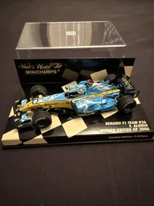 Alonso Renault F1 R26 Winner British GP 2006 Minichamps F1 1:43 *Minor Damage* - Picture 1 of 17