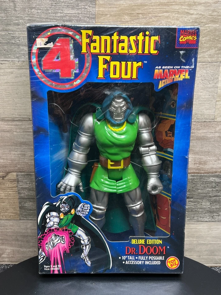 MARVEL COMICs FANTASTIC FOUR DR.DOOM 10" FIGURE TOY BIZ 1994* Read