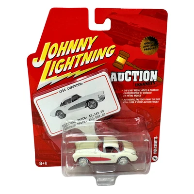 Chevrolet Corvette 1956 Johnny Lightning Auction Insanity diecast 1:64 Foto 1 de 3