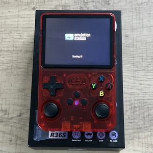 R36S Handheld Emulator Retro Game Console 128GB with 21k+ Games - RED - Picture 1 of 6