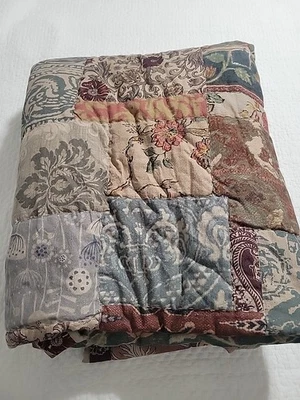 Pottery Barn Valentina Rosewood Quilt Full/Queen - Image 1 of 2