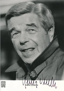 HEINZ DRACHE (+ 2002),  ORIGINAL SIGNIERT, AUTHENTIC SIGNED - Picture 1 of 1