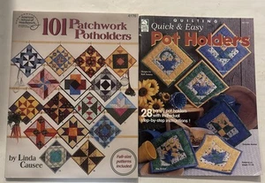 Lot of 2 Quilting Craft Books- Quick & Easy & 101 Patchwork Potholders - Bild 1 von 6