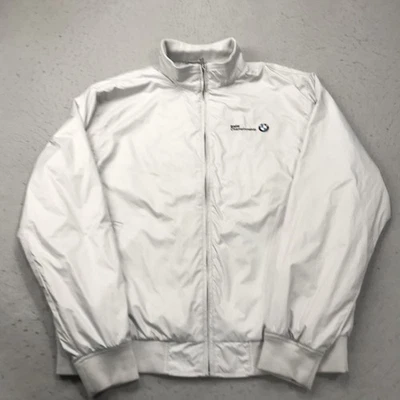 BMW Championship Golf Jacket Mens XL Gray Peter Millar Full Zip Windbreaker Logo - Image 1 of 4