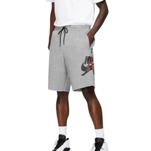 Nike Air Jordan Jumpman Classics Fleece-Shorts grau Größe Medium DH9508 9 Zoll - Bild 1 von 8