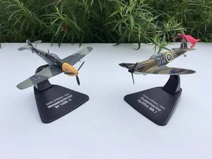ATLAS EDITIONS BATTLE OF BRITAIN SET SPITFIRE Mk.1 & MESSERSCHMITT 109E 1/72 - Picture 1 of 14