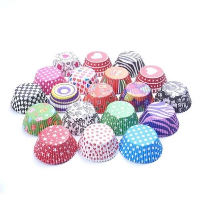  200 Pcs Kuchenpapierhalterung Kuchen-Muffin-Form Cupcake-Wrapper - Bild 1 von 4