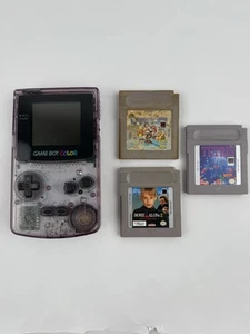 Nintendo Game Boy Color Portátil CGB-001 Púrpura Atómico con Super Mario Land++ - Imagen 1 de 14