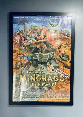 Póster oficial de BAM MARGERA Presents MINGHAGS THE MOVIE NOS autografiado 2007 Foto 1 de 4