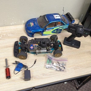 Subaru World Rallye Team 07 Monte-Carlo Tamiya Gas RC Car + Body, Remote & Tools - Picture 1 of 19