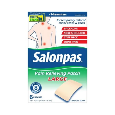 NEW - Hisamitsu - Salonpas Pain Relieving Patch - Large - image 1 of 4