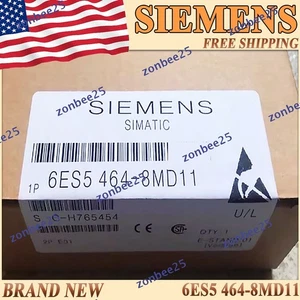 New Sealed Siemens 6ES5 464-8MD11 FreeShip 6ES5464-8MD11 US SIMATIC Analog input - Picture 1 of 6