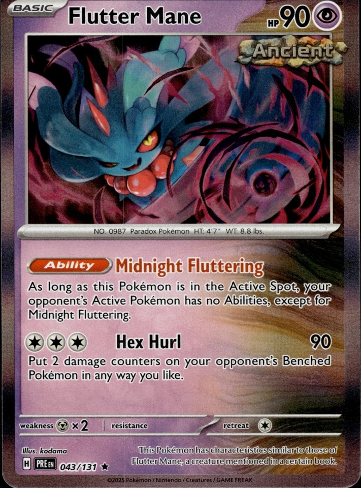 Flutter Mane Rare Prize Pack Series Cards 078/162 LP - Image 1 of 2